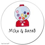 Sugar Cookie Gift Stickers - Bubble Gum